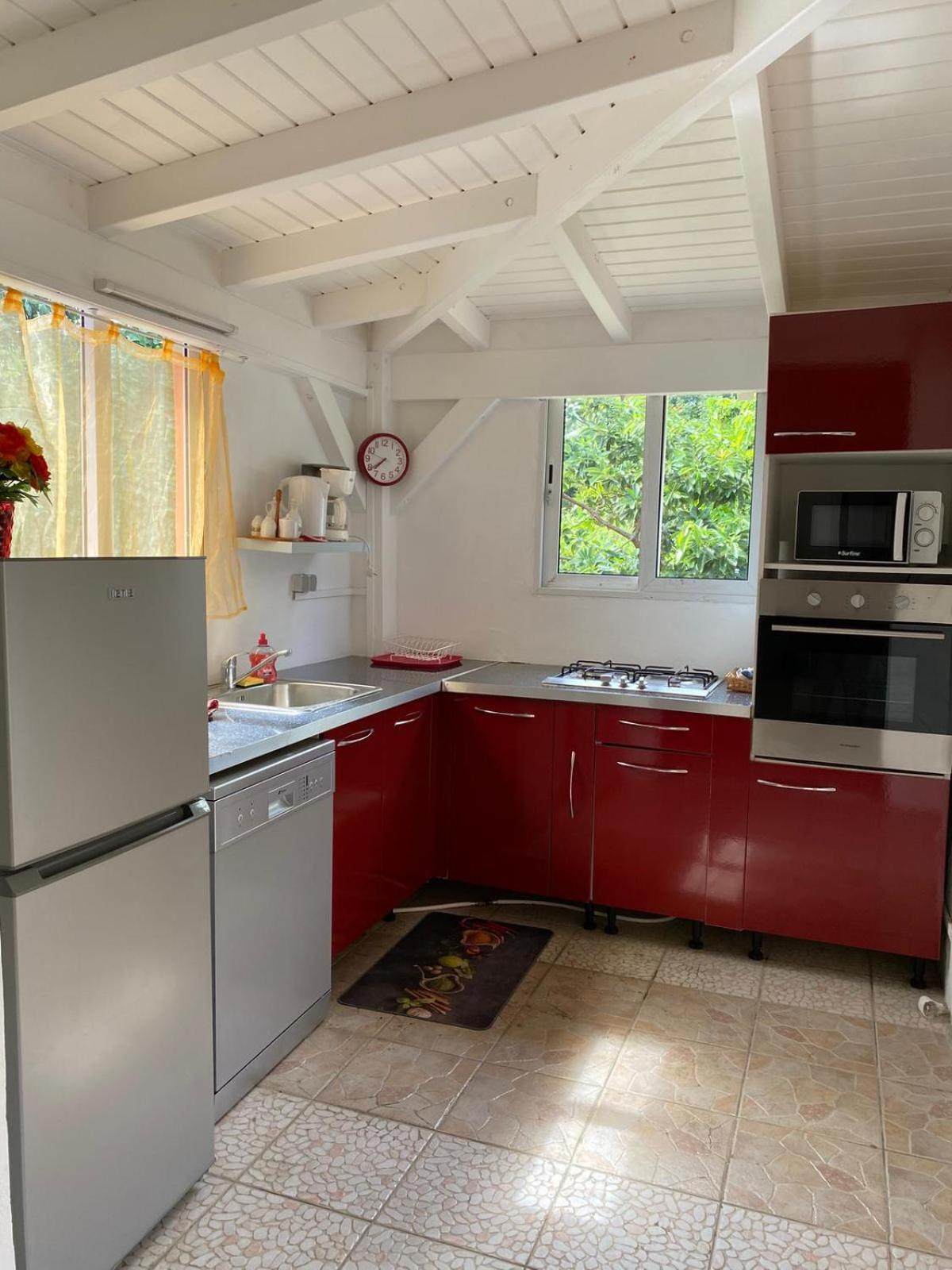 Aquaverde Eco Et Confort- Bas De Villa Avec Jardin Et Parking Le Gosier  Ngoại thất bức ảnh